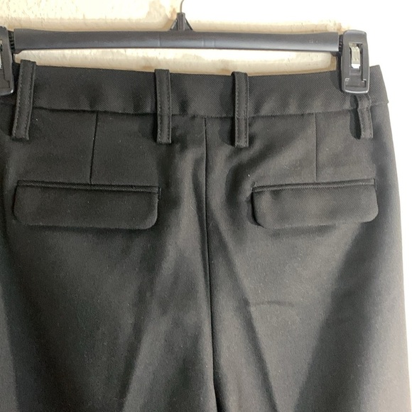 Banana Republic Lido Wide Leg Italian Wool Pant Black women’s Sz 14 Tall work - Picture 6 of 14